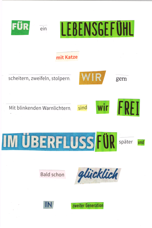 F&uuml;r ein Lebensgef&uuml;hl mit Katze